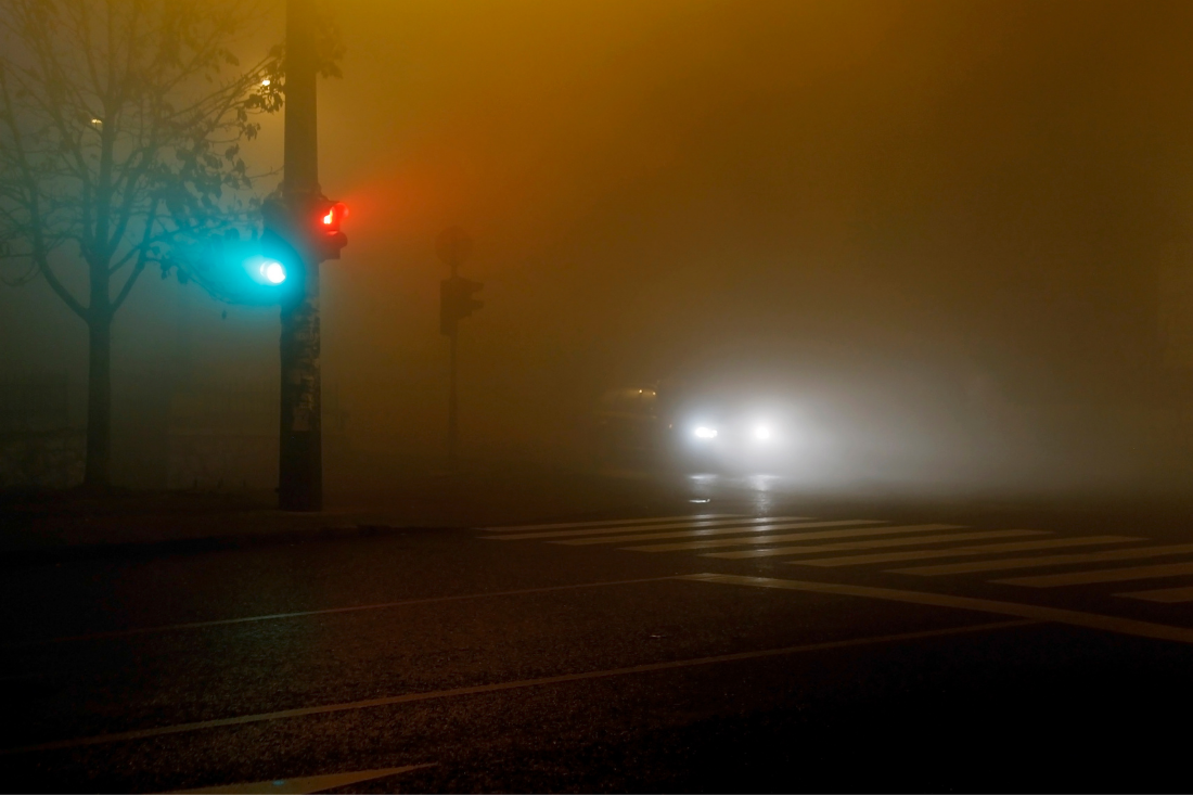 Conduire dans le brouillard 